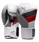 Hayabusa T3 Boxing Gloves -white/red